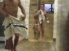 Football and track team shower together